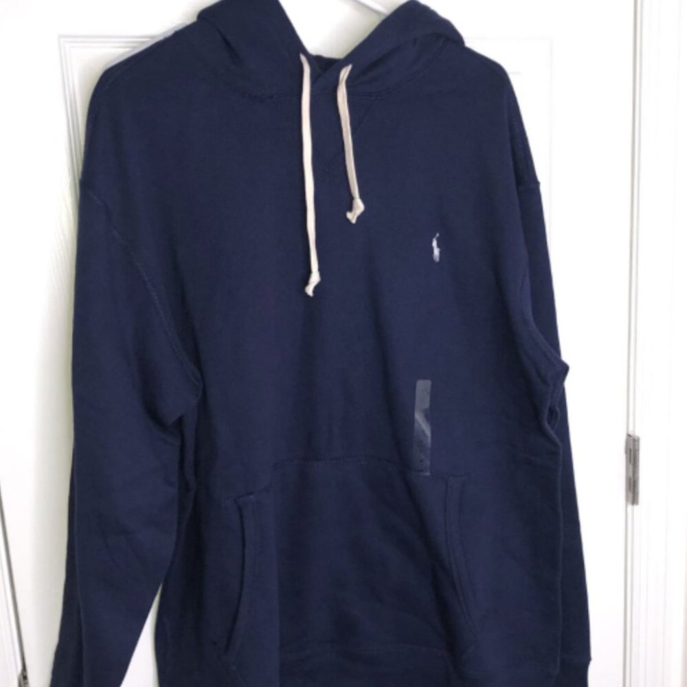 Navy Polo Hoodie